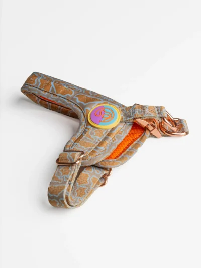 luxury-dog-step-in-harness Leafy Glacé Step-In Dog Harness