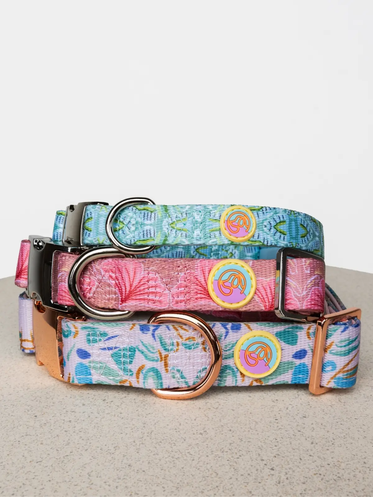 luxury-dog-collars-by-le-chouchou Botanique Blush Dog Collar - Image 2