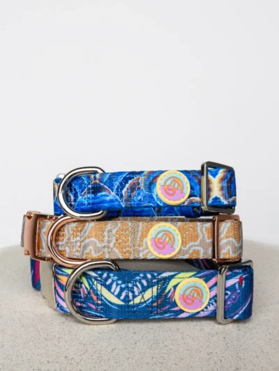 luxury-dog-collars-le-chouchou Stack of Le ChouChou Paris high quality dog collars